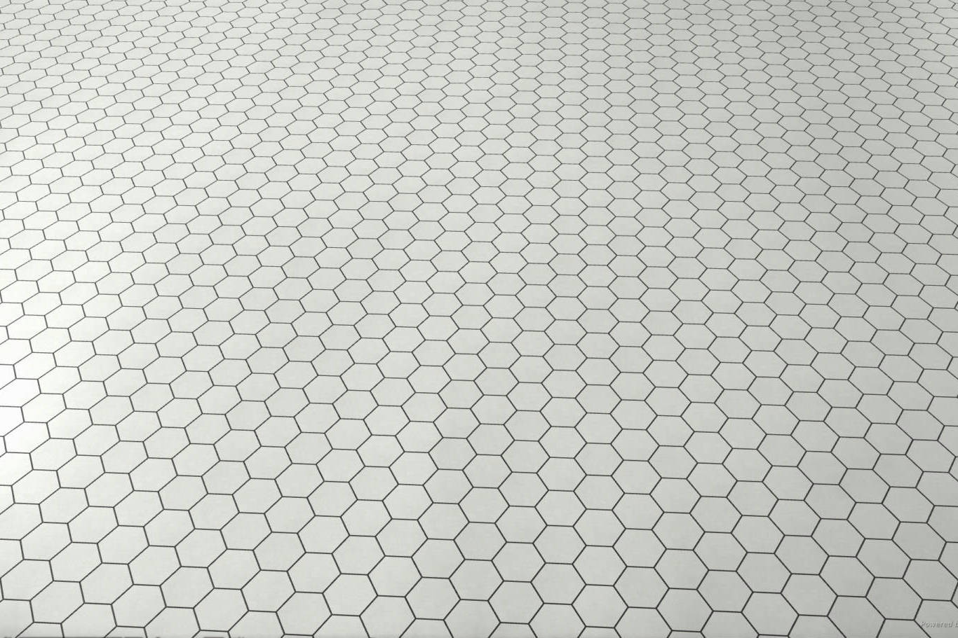 Ashland White Hexagon 3X3 | North Hills Flooring