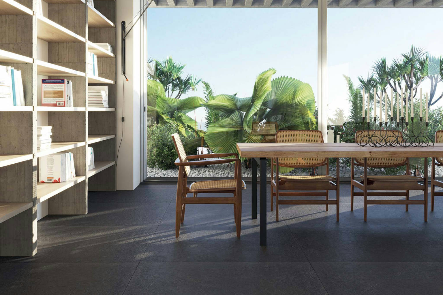 California Slate Monterey Black 12x24 0 | North Hills Flooring