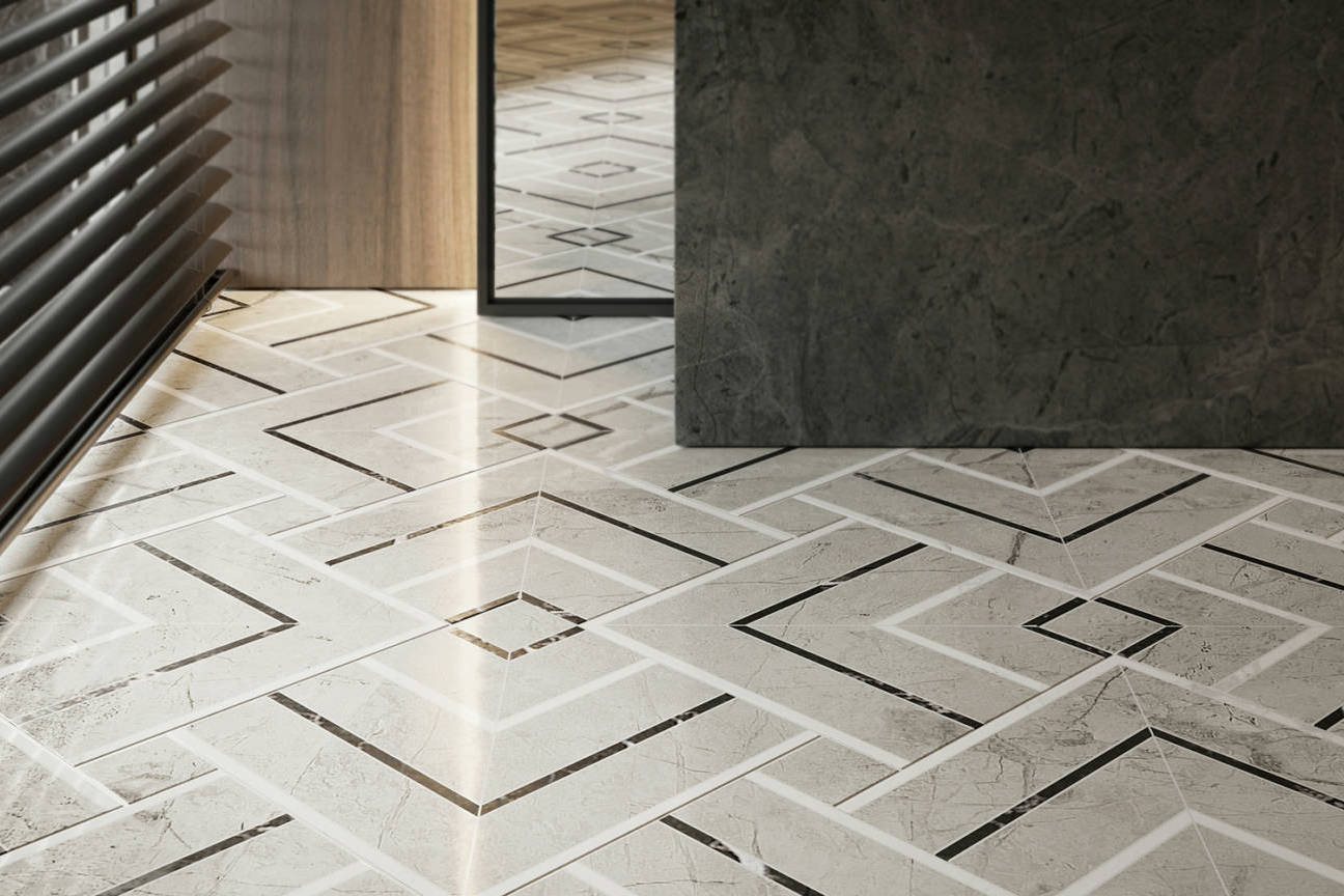 Luxury Roma Argento Picco Mosaic 3 | North Hills Flooring