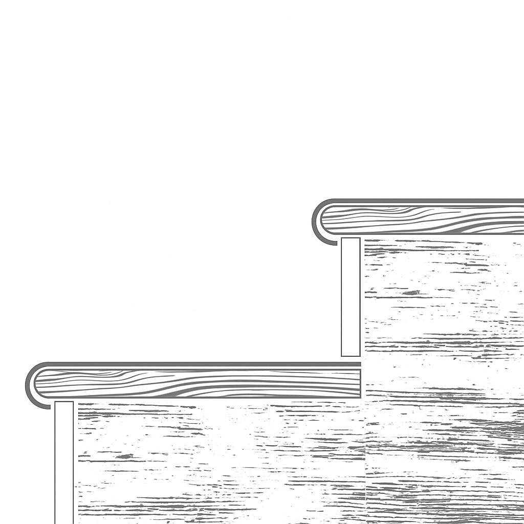 Stair Tread Timber White | North Hills Flooring