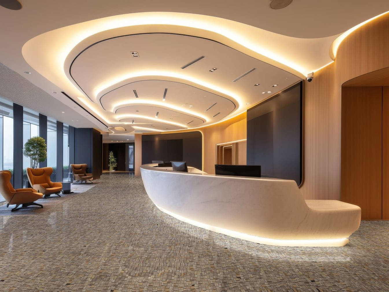 Cubic Fossil Wood Stone  | North Hills Flooring