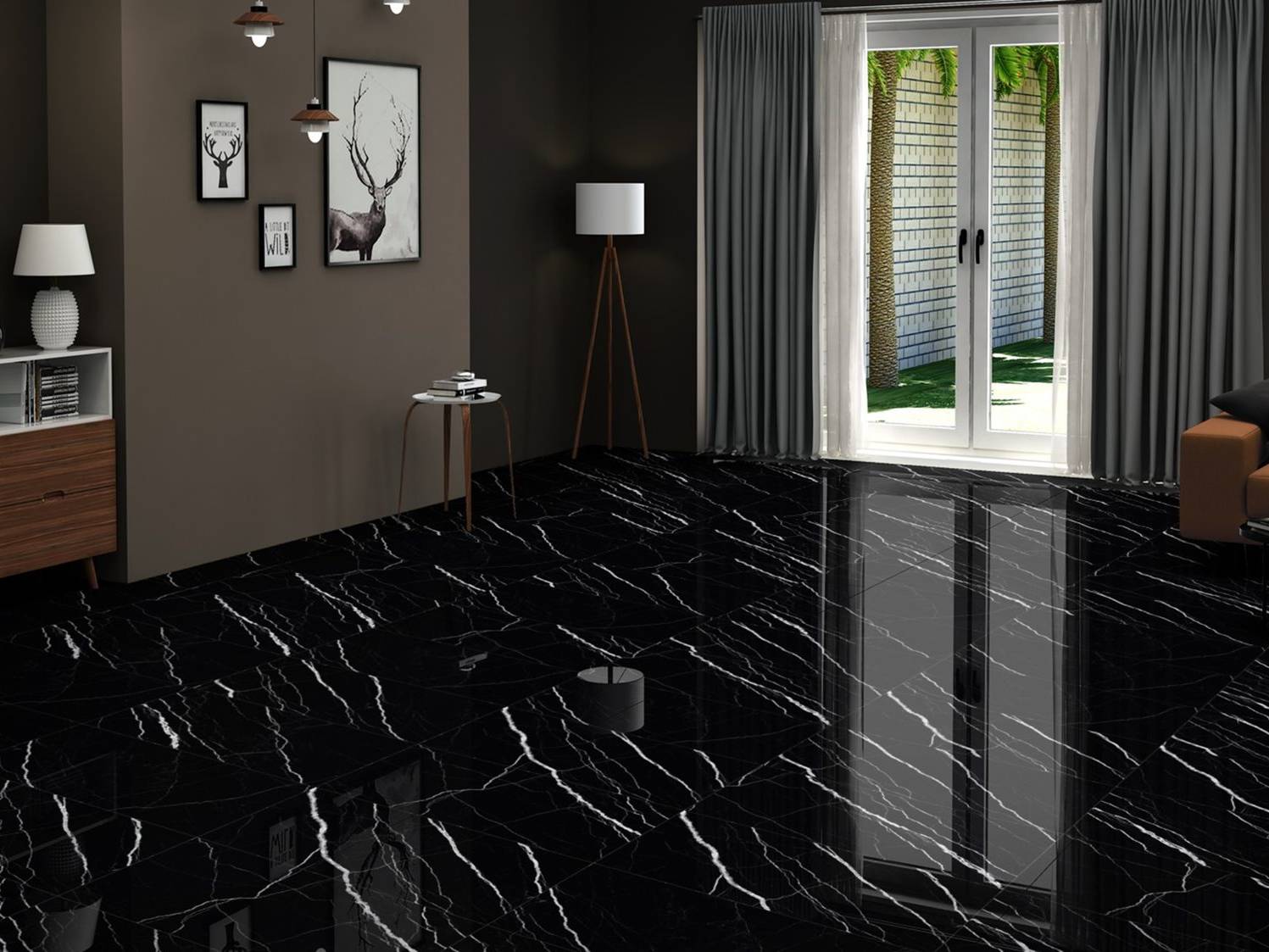 Treasure Midnight Nero 24x48 | North Hills Flooring