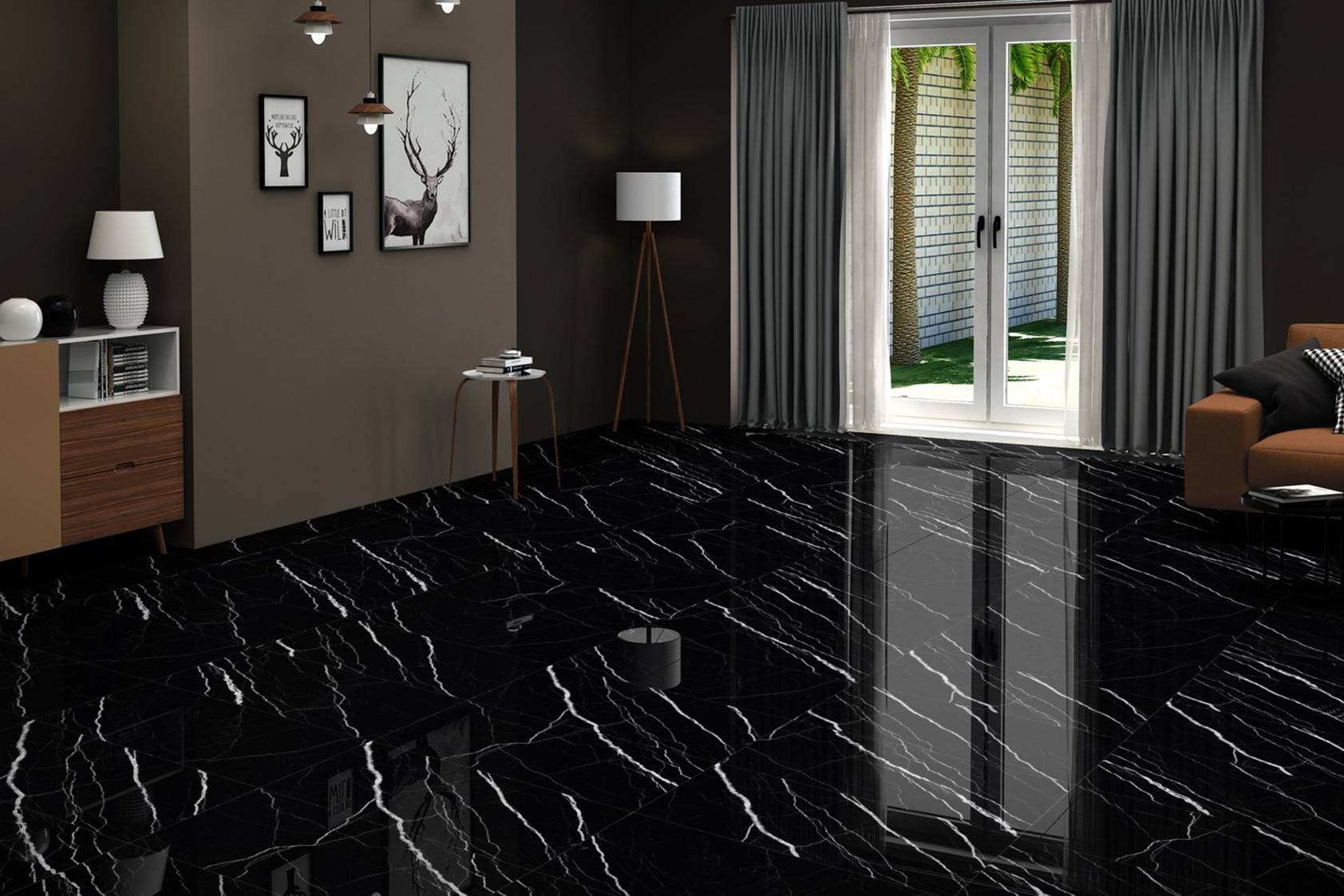 Treasure Midnight Nero 24x48 | North Hills Flooring