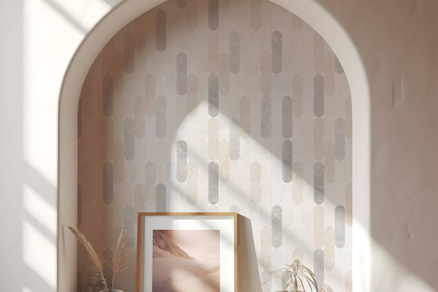 Elongated Round White | North Hills Flooring