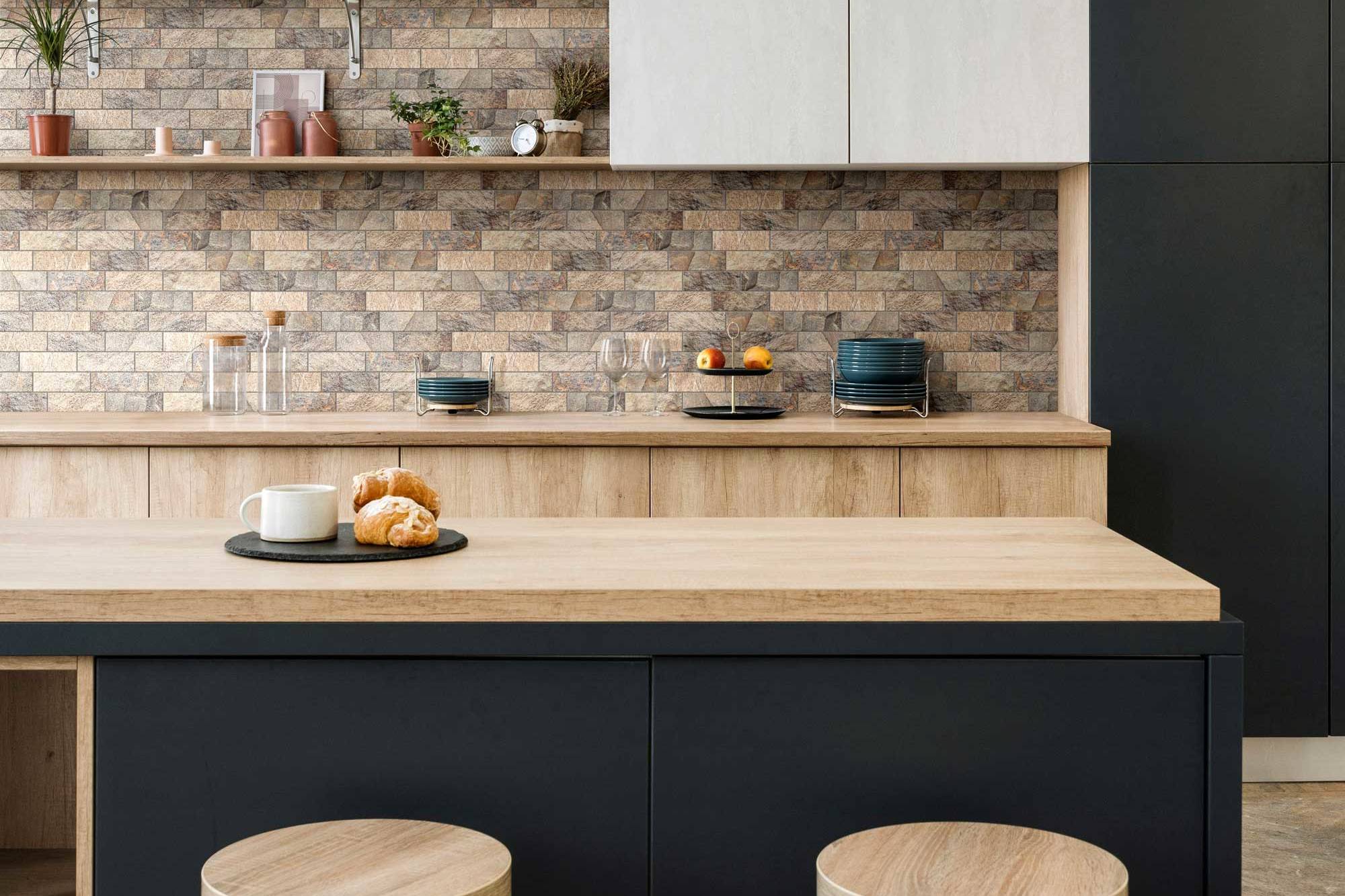 Slate Stone Beige Glazed Ceramic 2