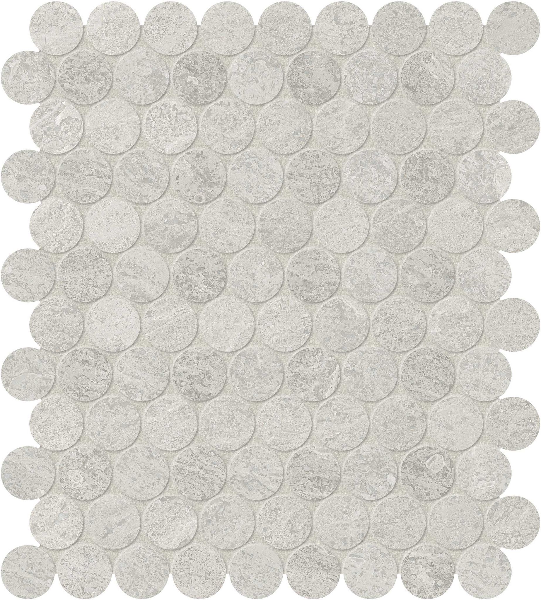 Anciano Grigio 1.25 Penny Round Mosaic | North Hills Flooring