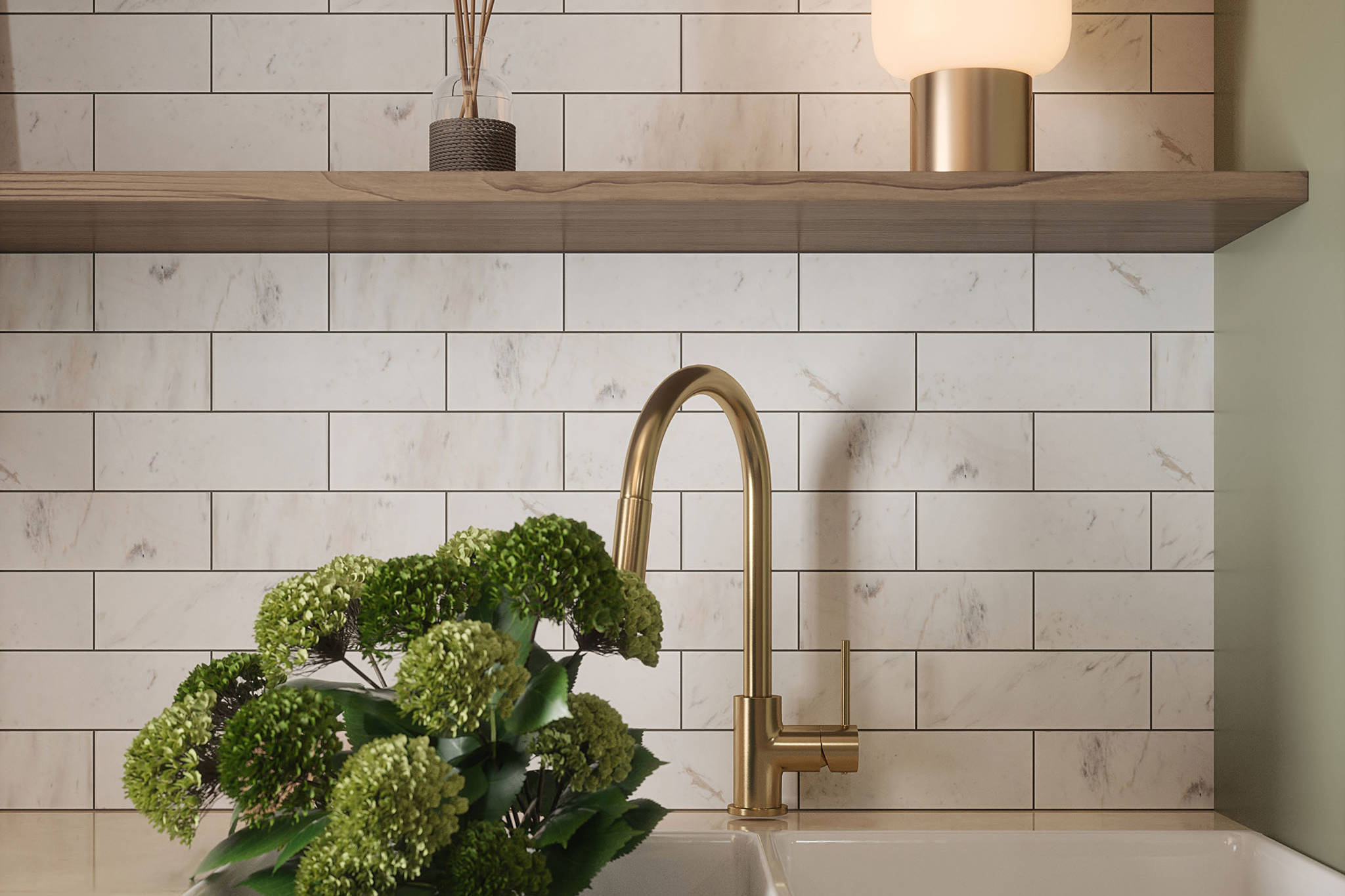 Camellia Field Tile | North Hills Flooring