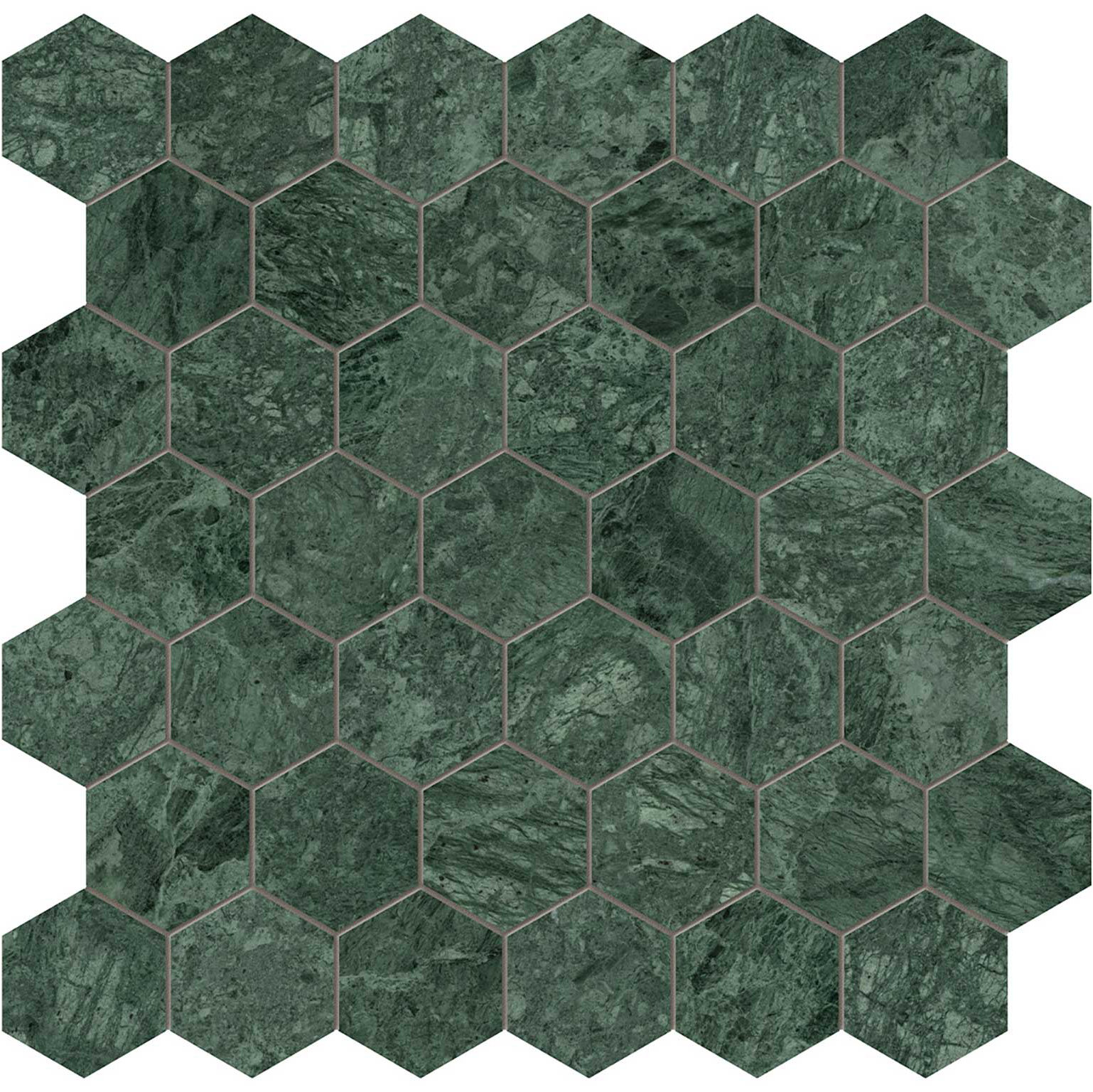 Diosa Verde 2 Hexagon Mosaic | North Hills Flooring