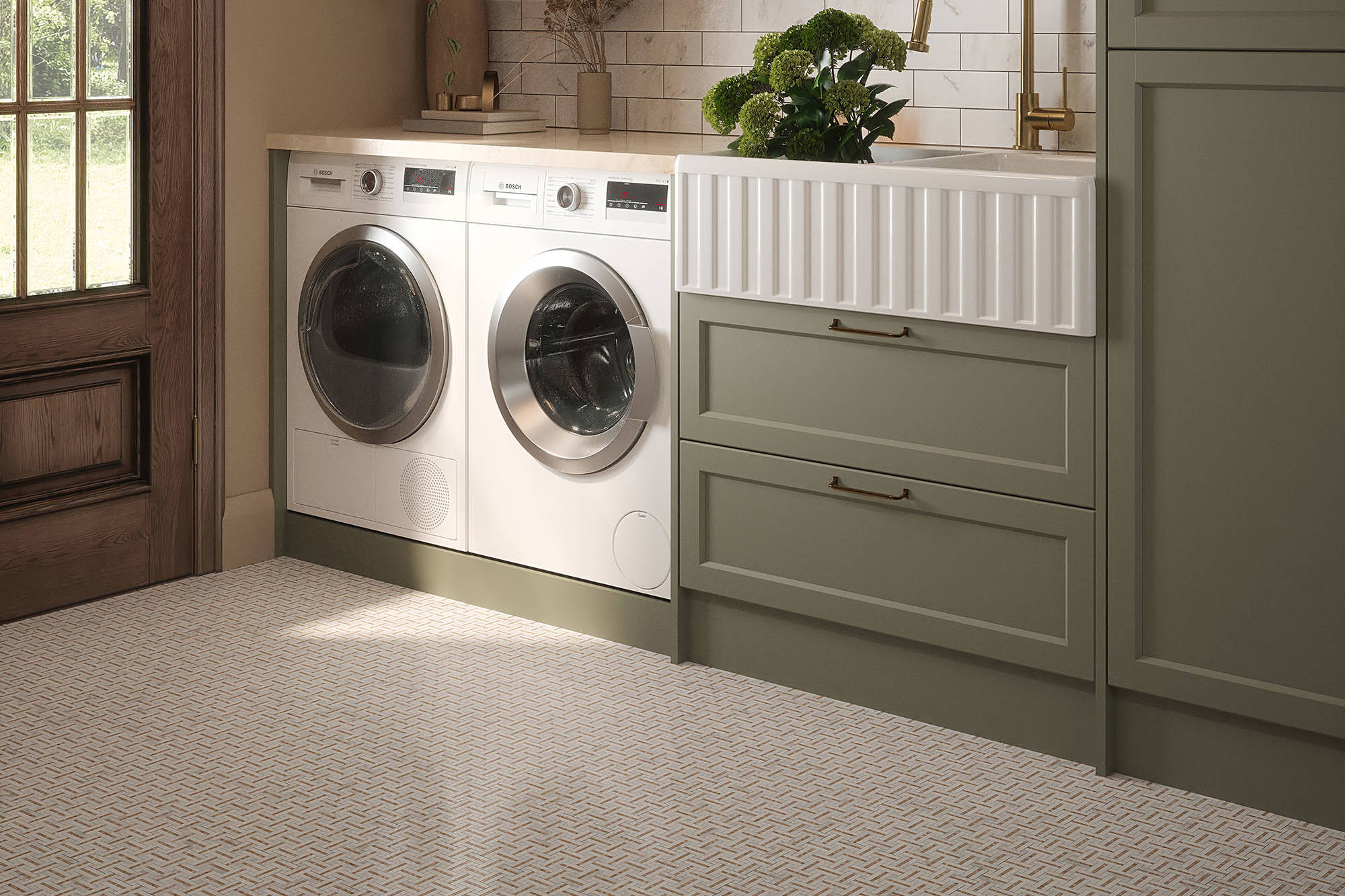 Gazebo Cream Mosaic | North Hills Flooring