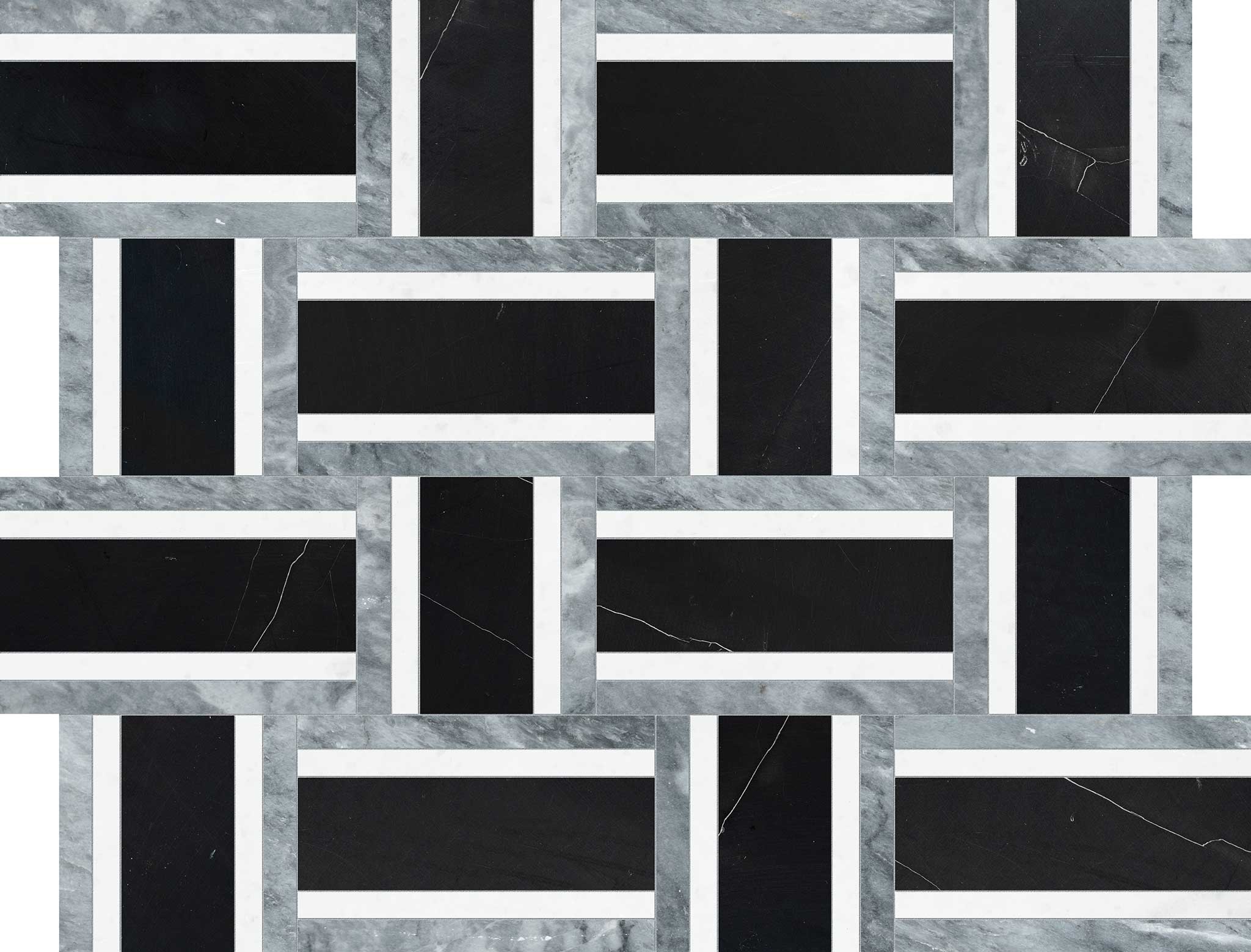 Utopio Cesto Monochromo Mosaic | North Hills Flooring