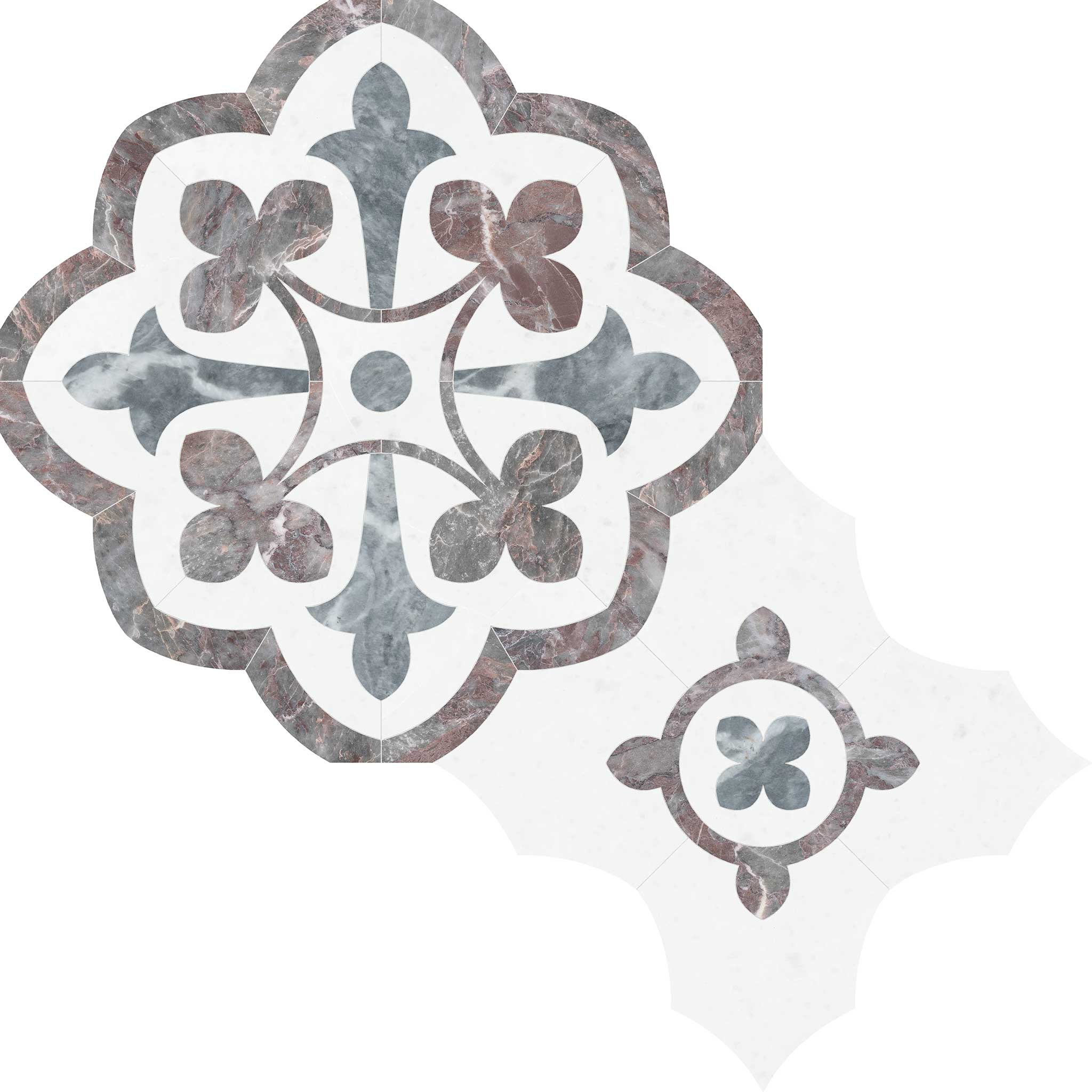 Utopio Fleur Blush Mosaic | North Hills Flooring