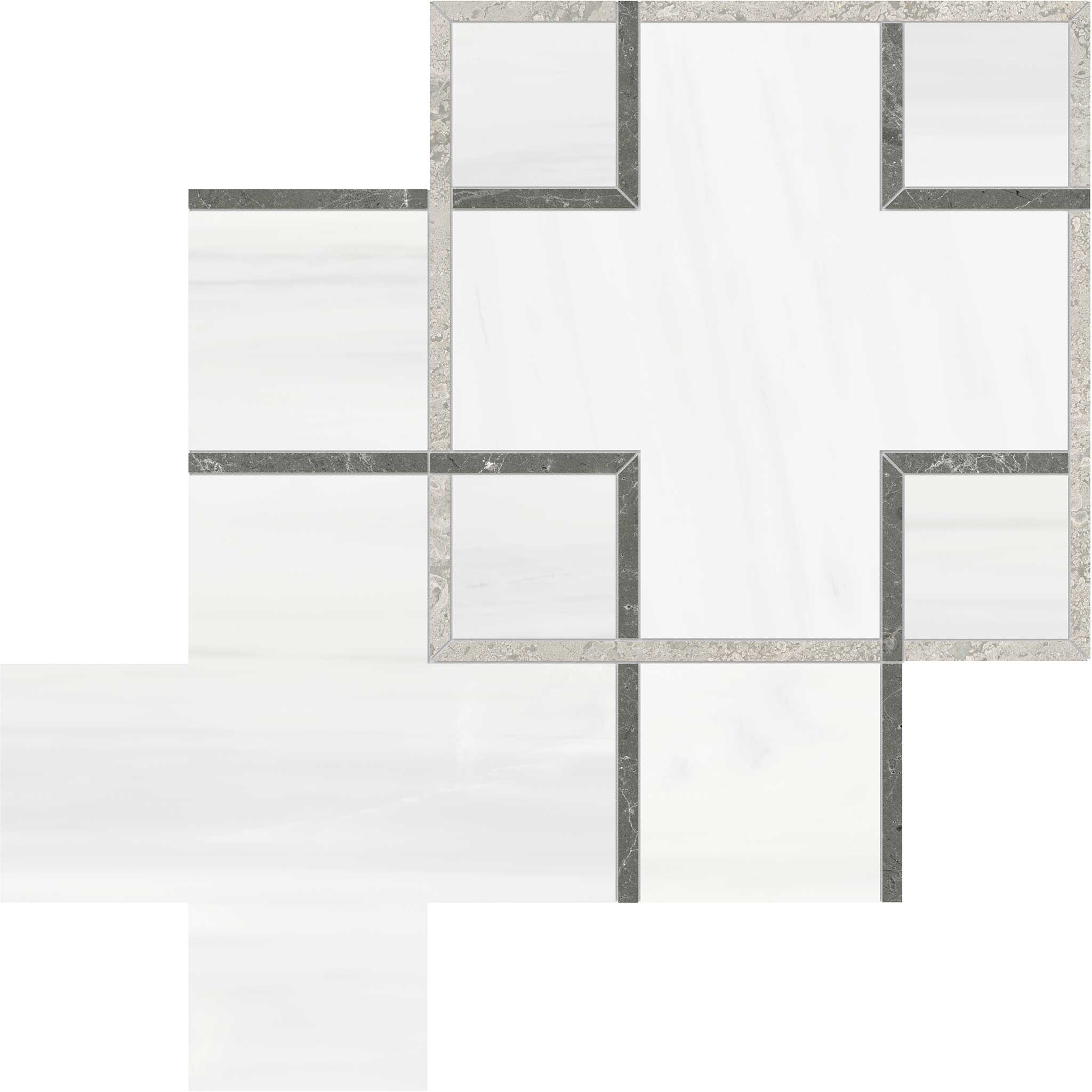 Utopio Schema Mist Mosaic | North Hills Flooring
