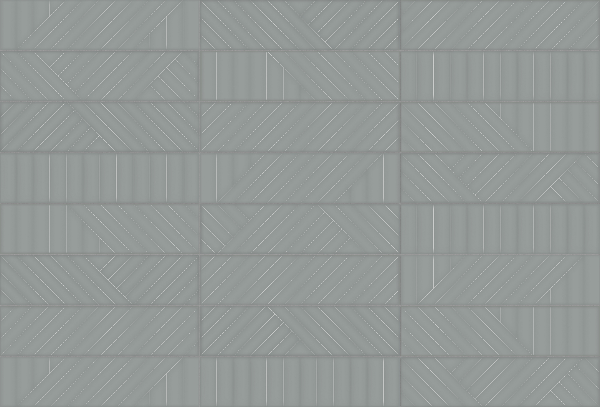 Geometra 3x12 Charcoal Maze | North Hills Flooring