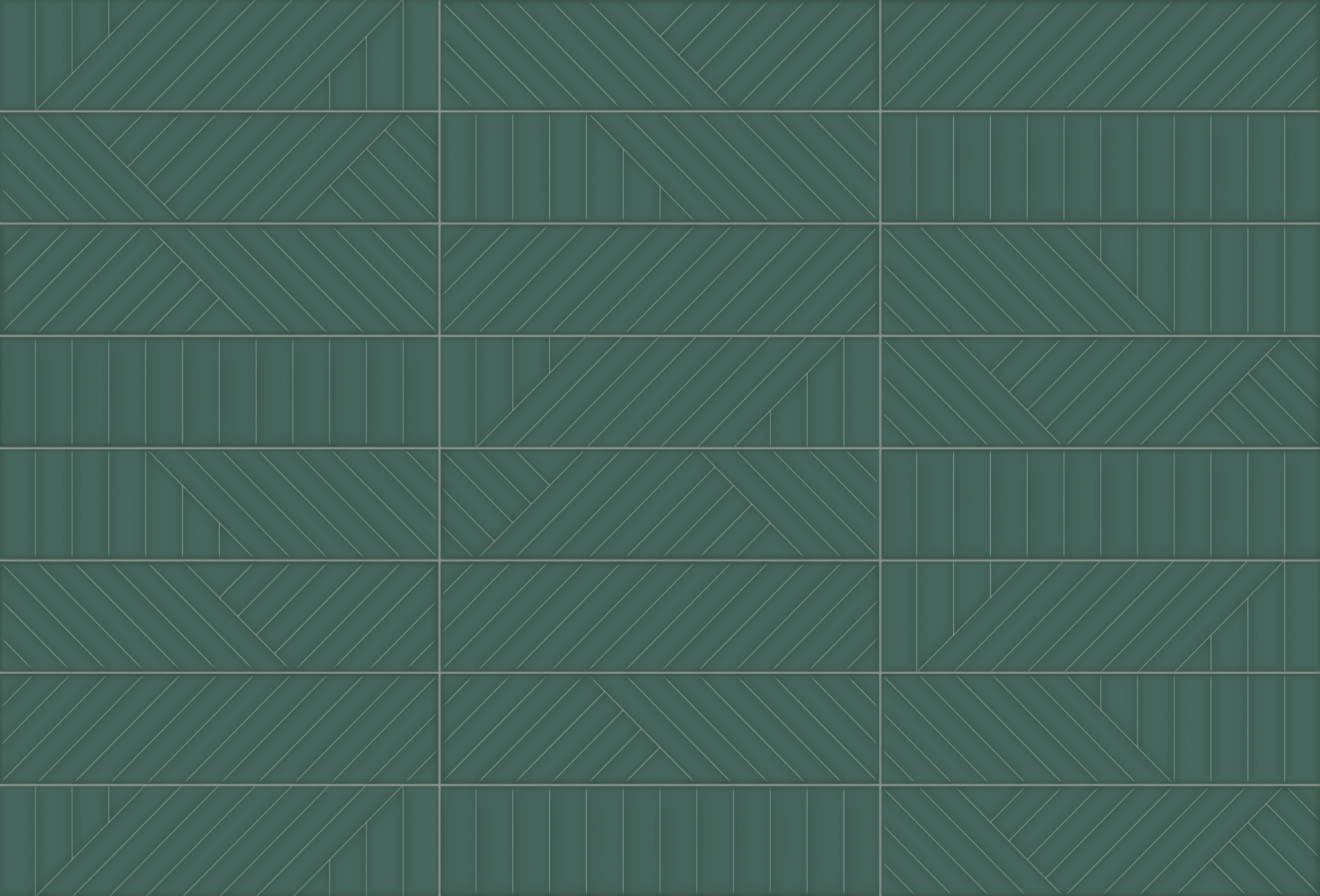 Geometra 3x12 Emerald Maze | North Hills Flooring