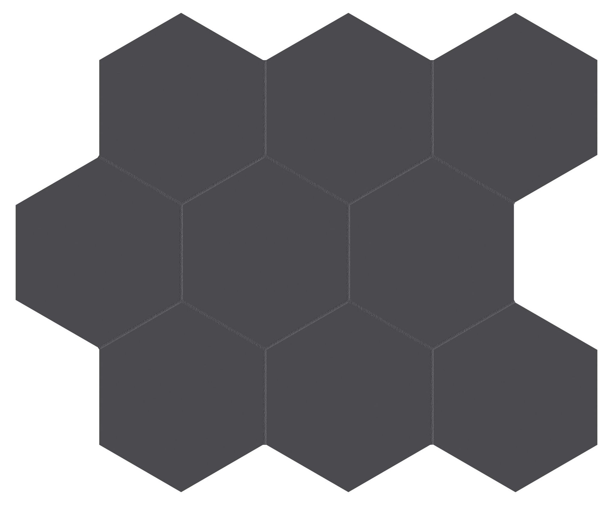 Monoforma 4" Hex Shilhouette Silk | North Hills Flooring