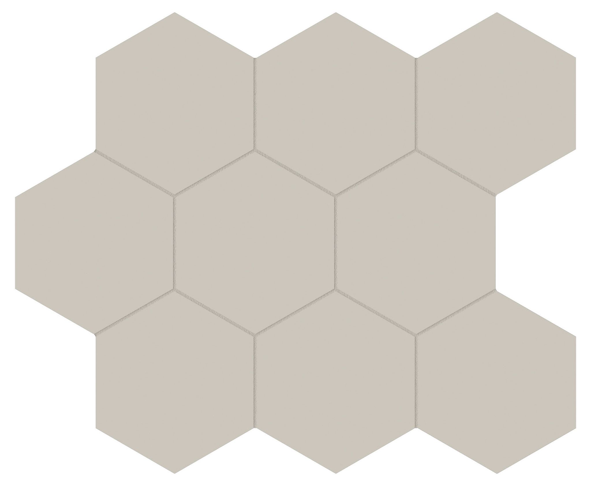 Monoforma 4" Hex Storm Silk | North Hills Flooring