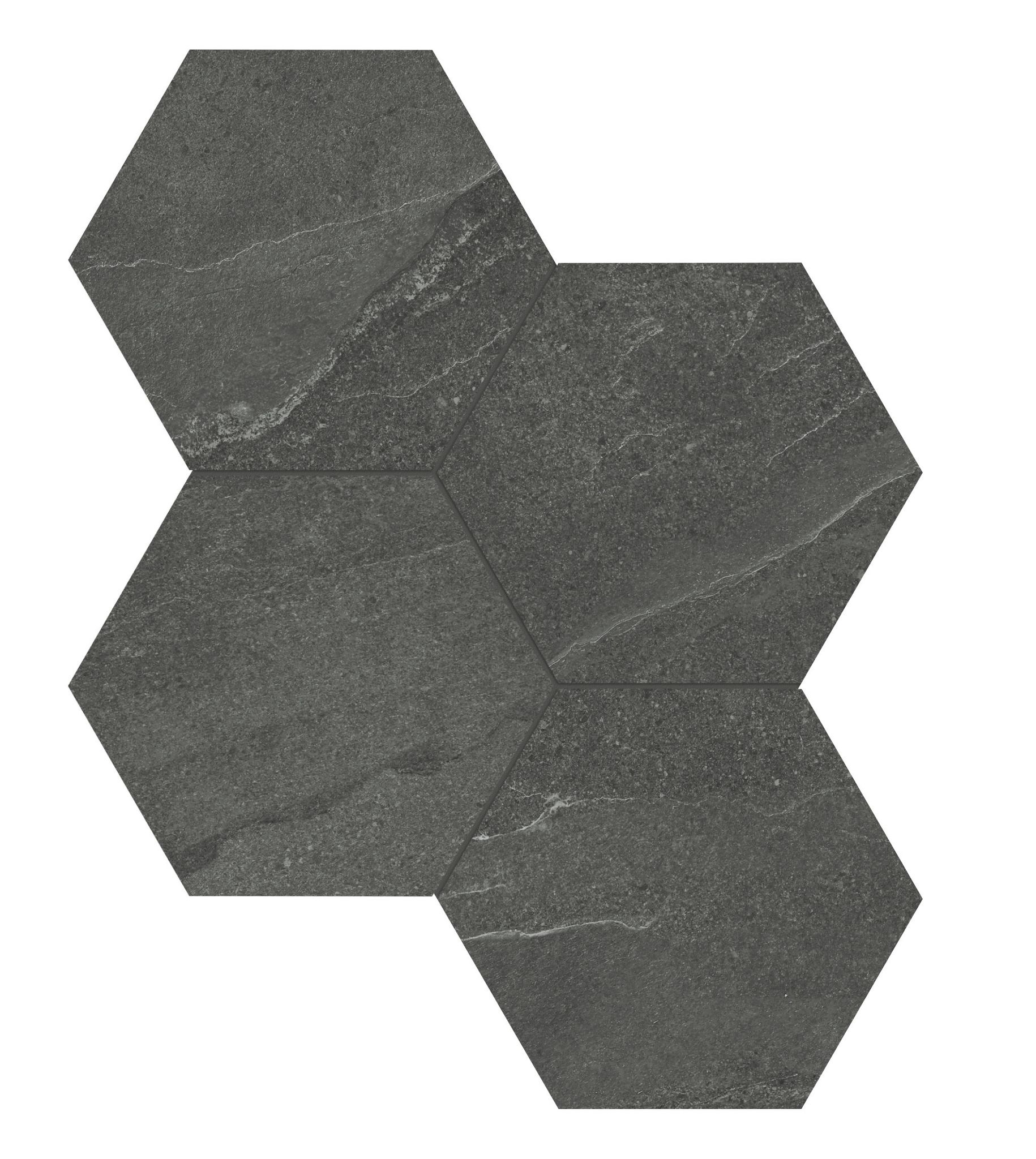 Nord 6 Hex Carbon | North Hills Flooring