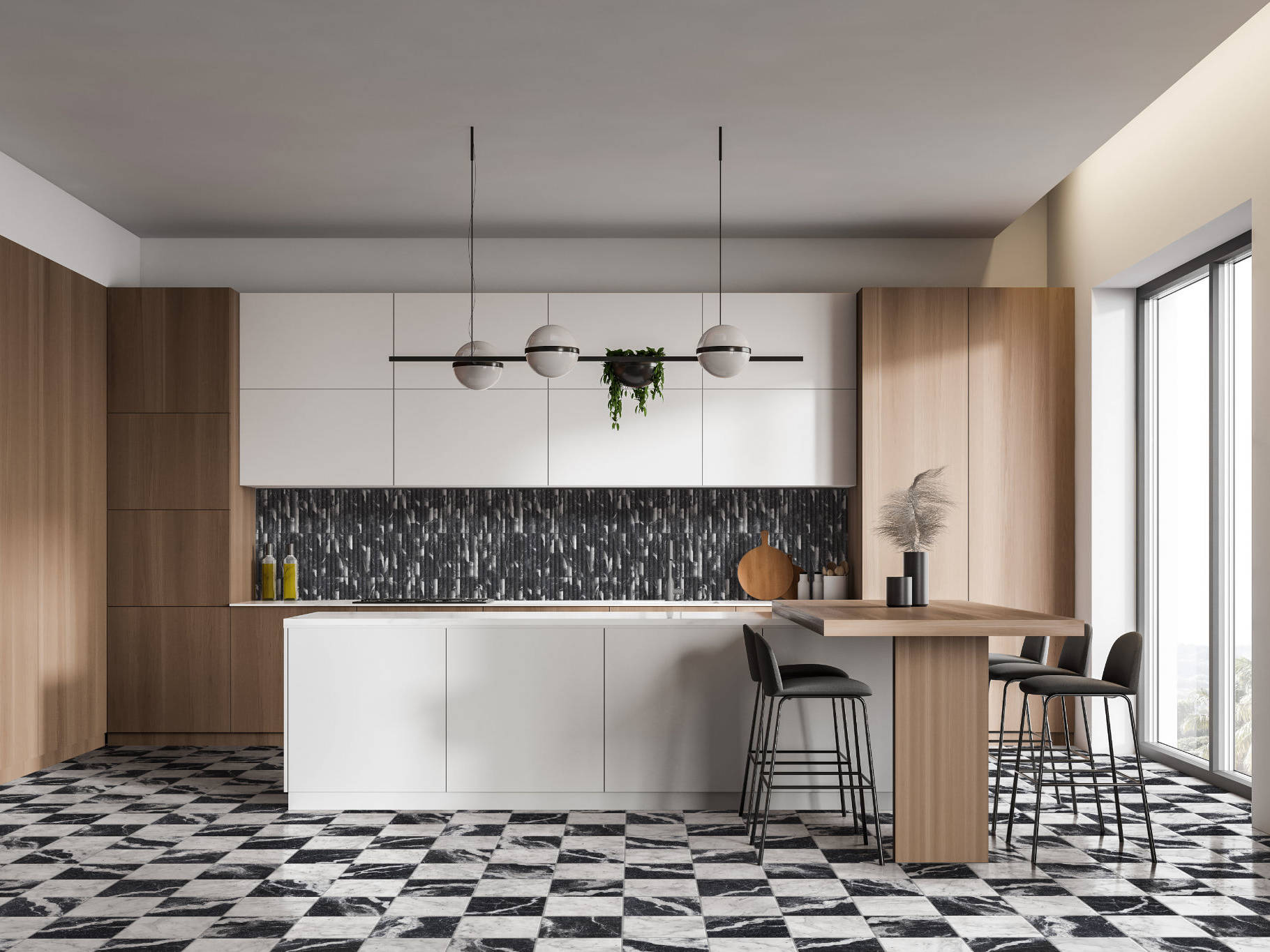 Obsession Nero & Carrara | North Hills Flooring