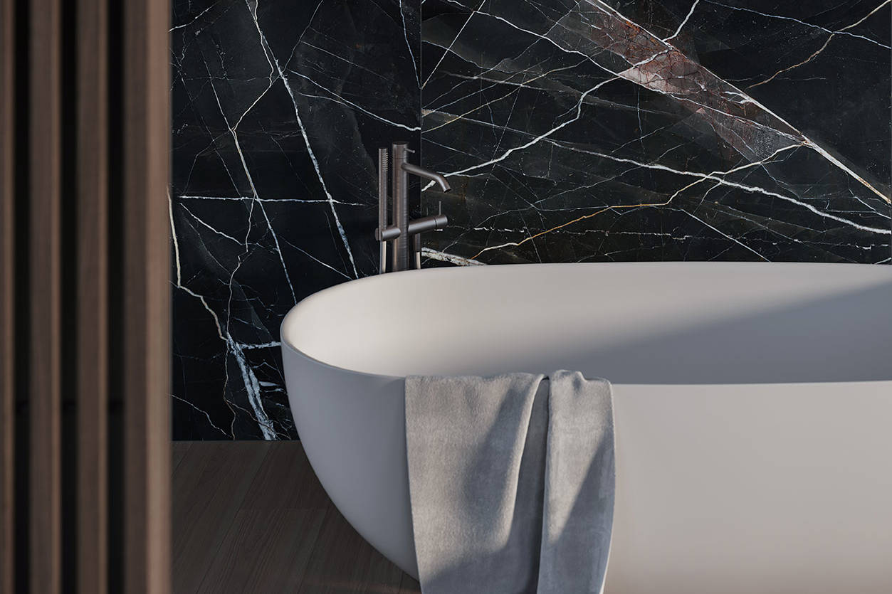 Royal Stoneworks REGAL BLACK VEIN 0 | North Hills Flooring