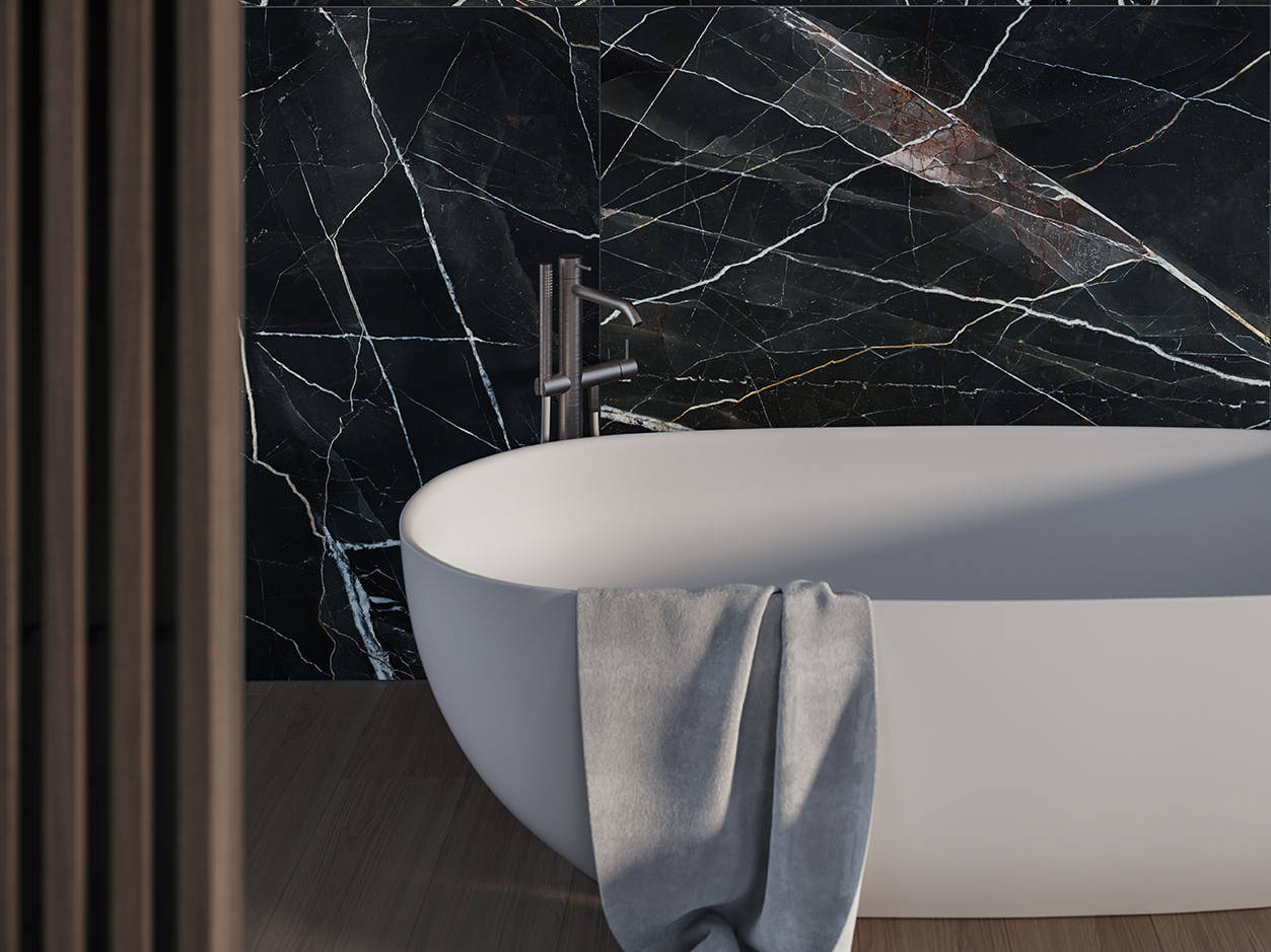 Royal Stoneworks REGAL BLACK VEIN 0 | North Hills Flooring