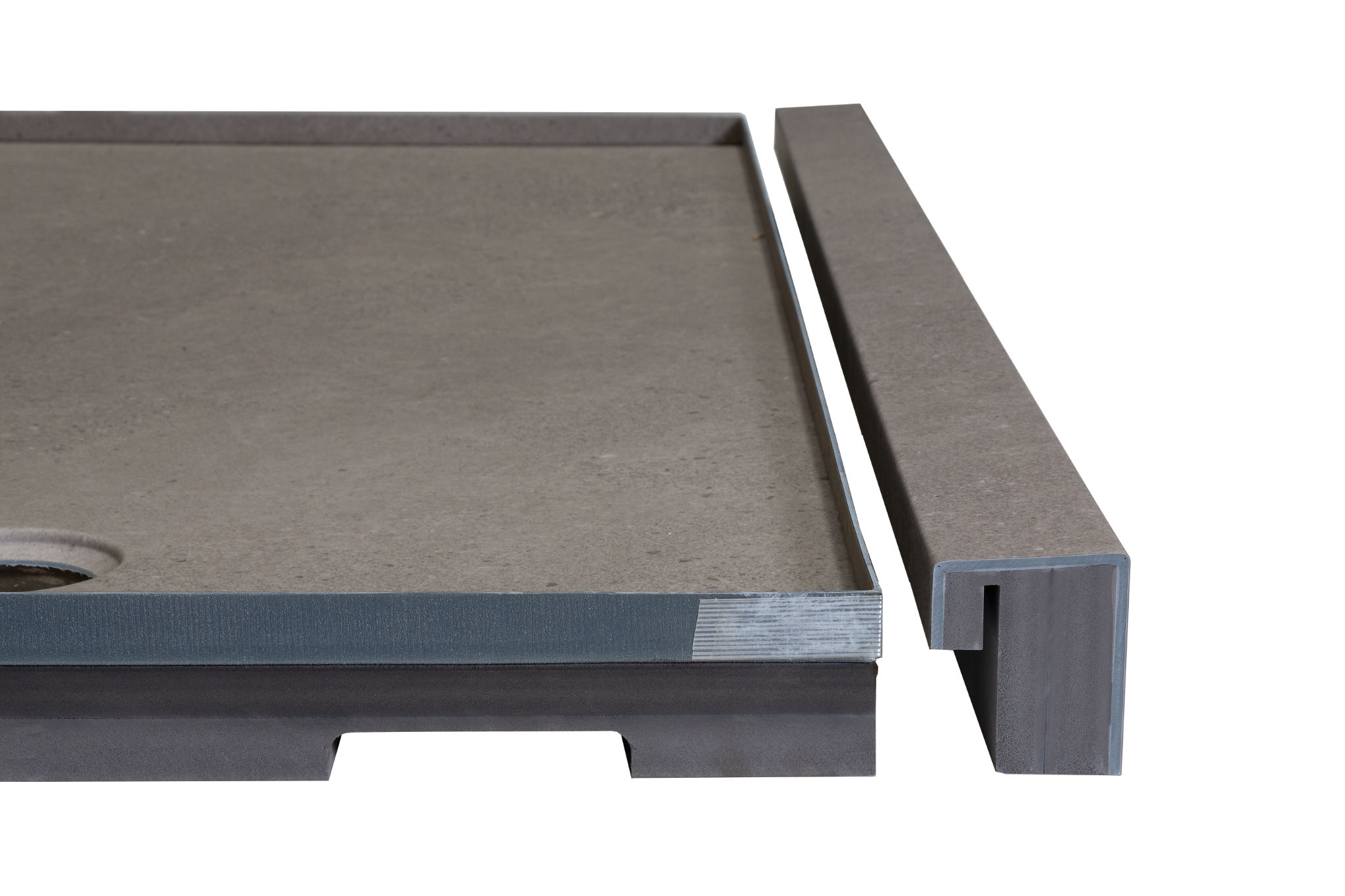 Shower Pan 30x60 Concrete Sand | North Hills Flooring