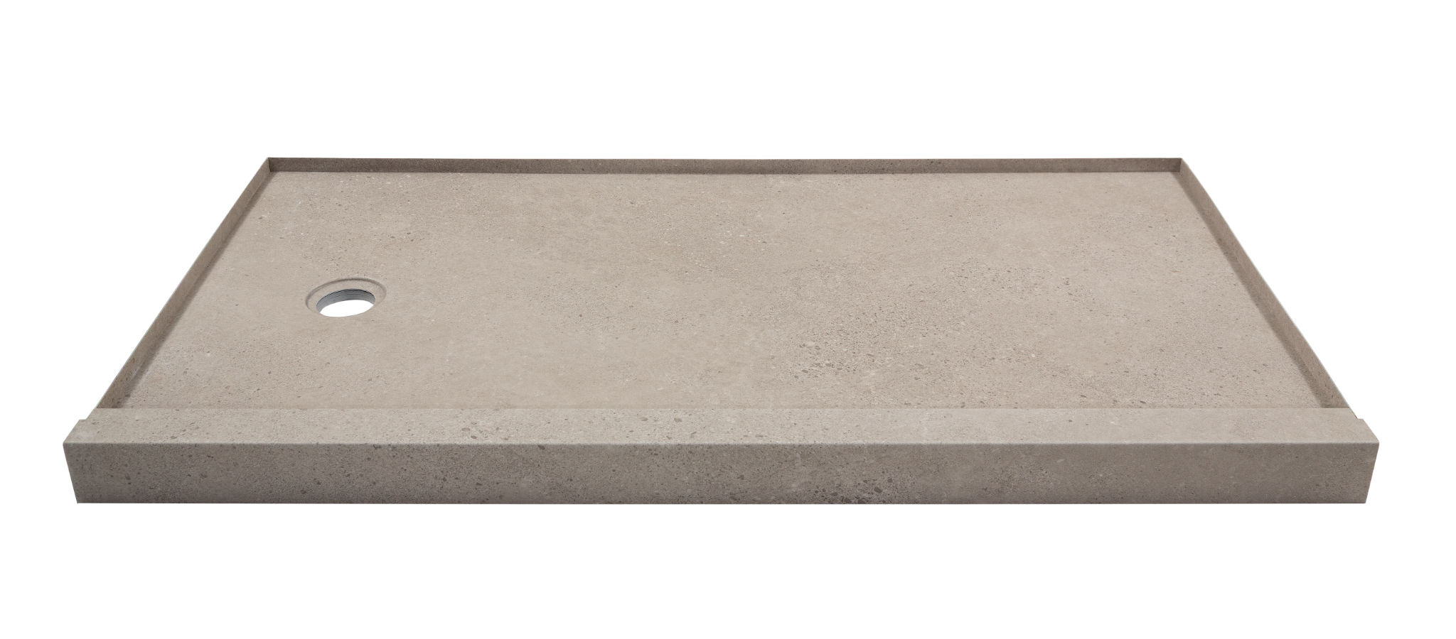 Shower Pan 32x60 Concrete Sand | North Hills Flooring