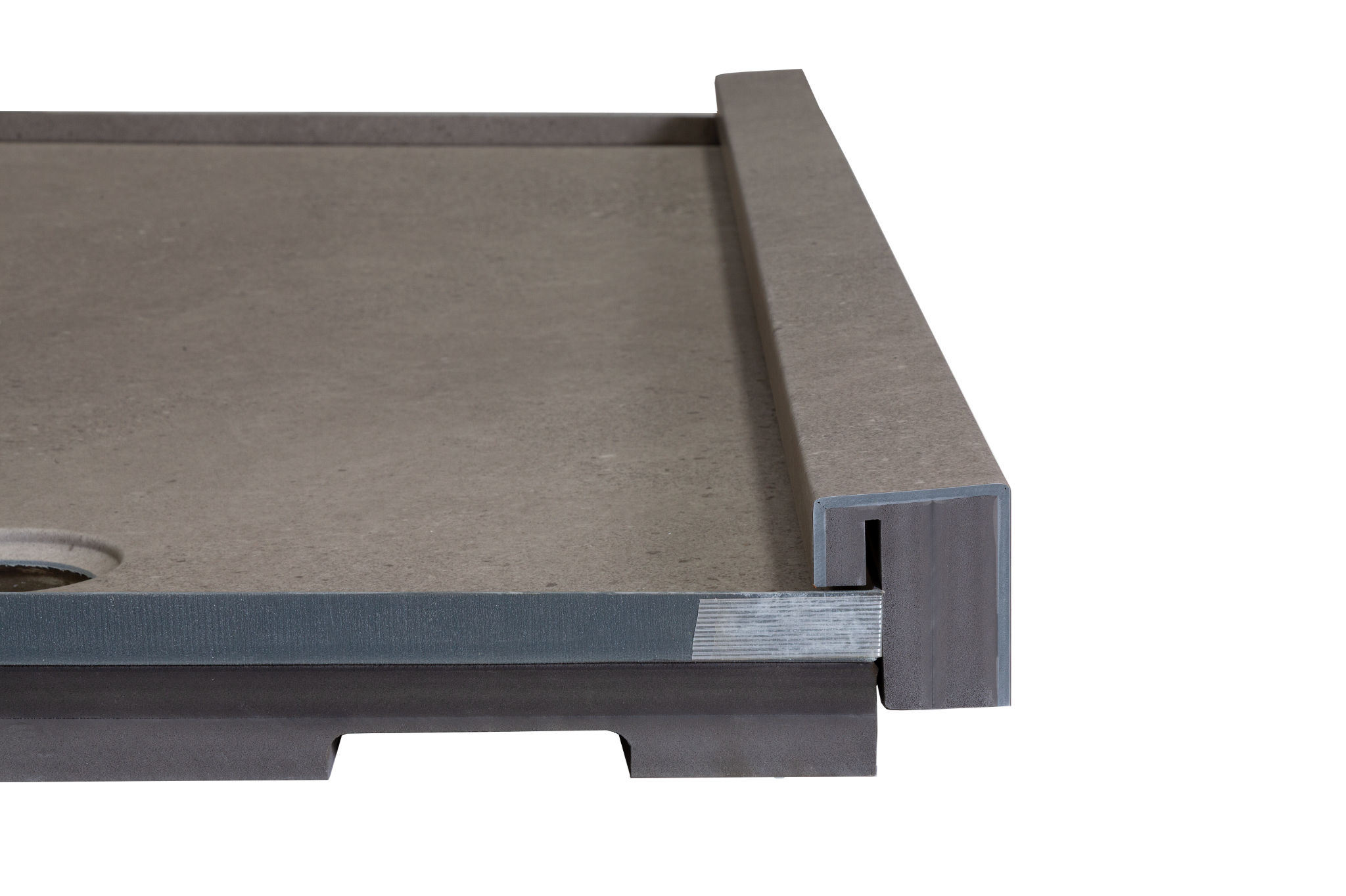 Shower Pan 32x60 Concrete Sand | North Hills Flooring