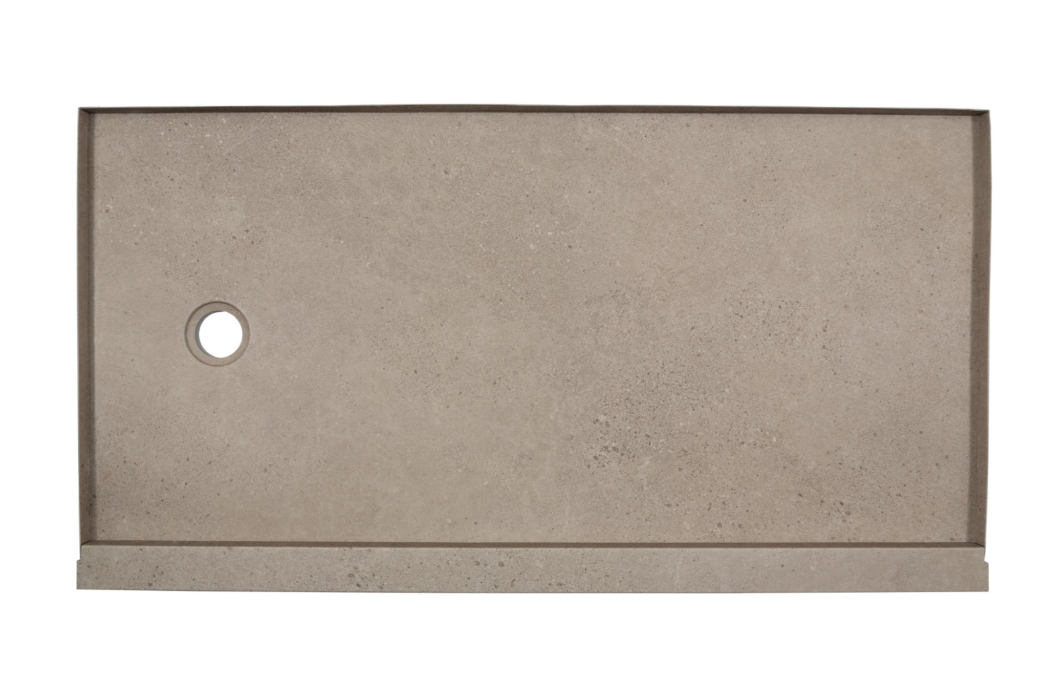 Shower Pan 36x60 Concrete Sand | North Hills Flooring