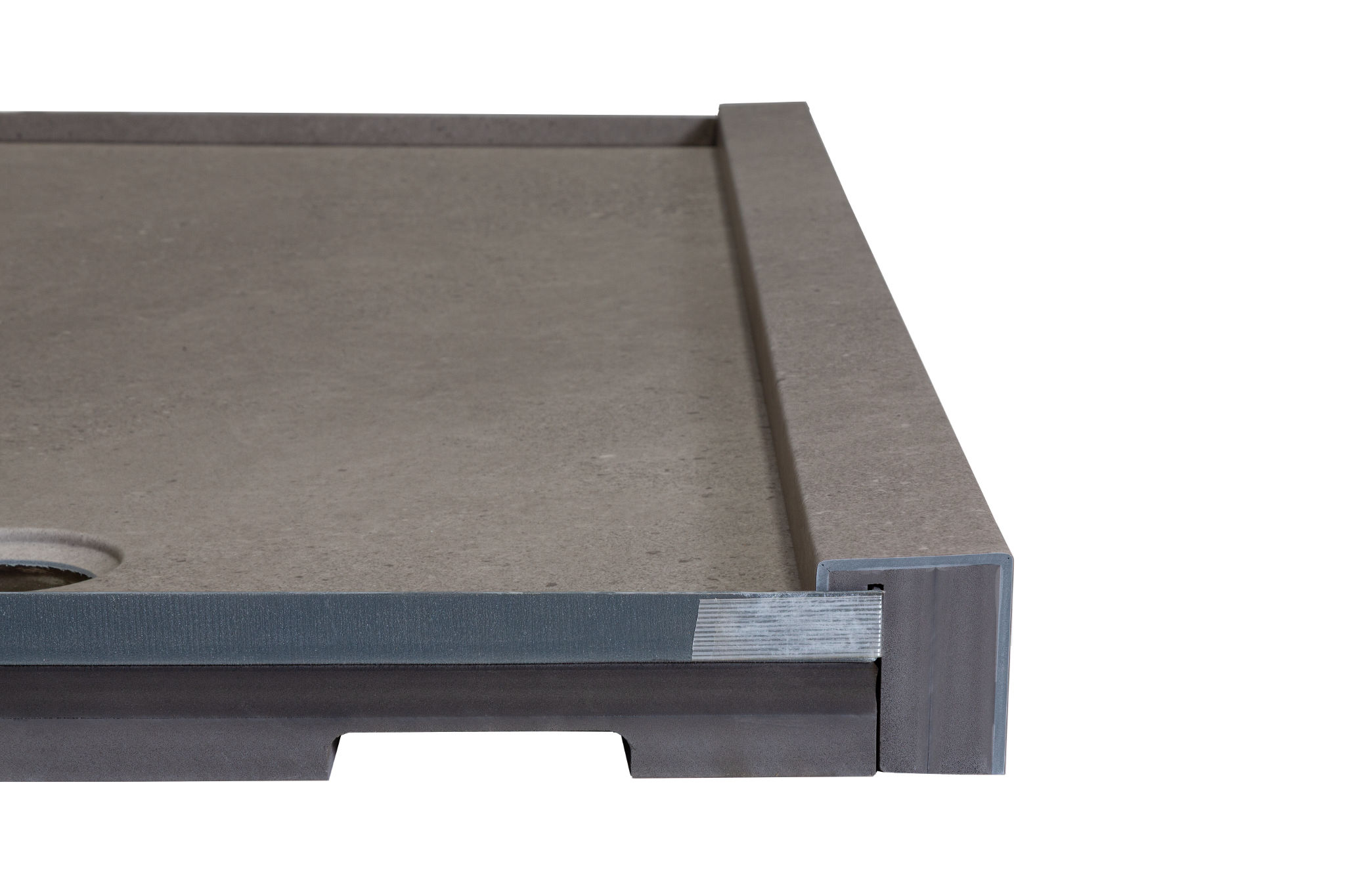Shower Pan 36x60 Concrete Sand | North Hills Flooring