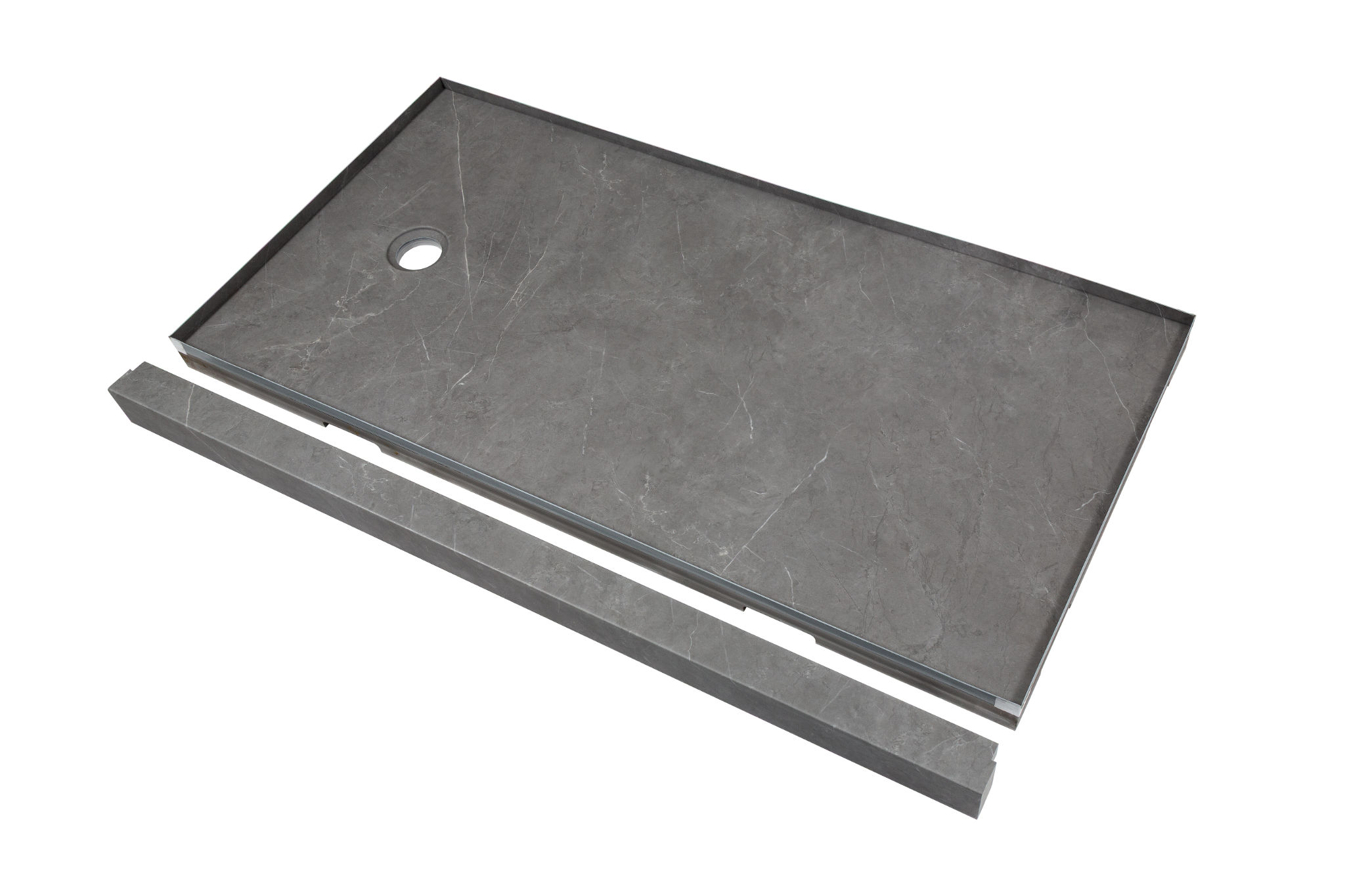 Shower Pan 36x60 Graphite Slate | North Hills Flooring
